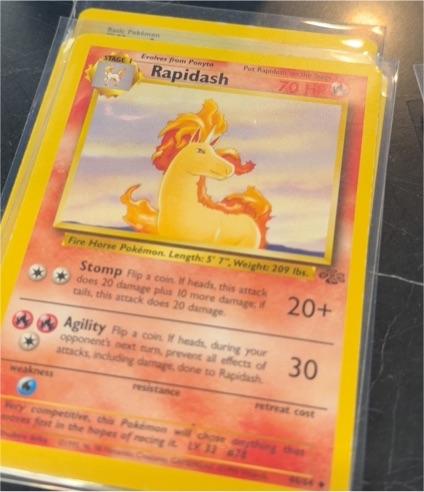 1999 Pokémon Jungle #44 Rapidash — front