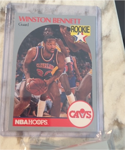 1990 NBA Hoops #70 Winston Bennett — front