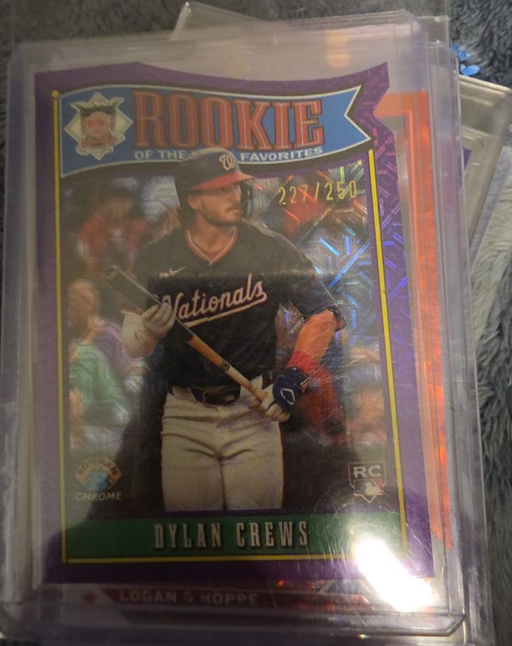 2025 Bowman Chrome #ROY-1 Dylan Crews — front