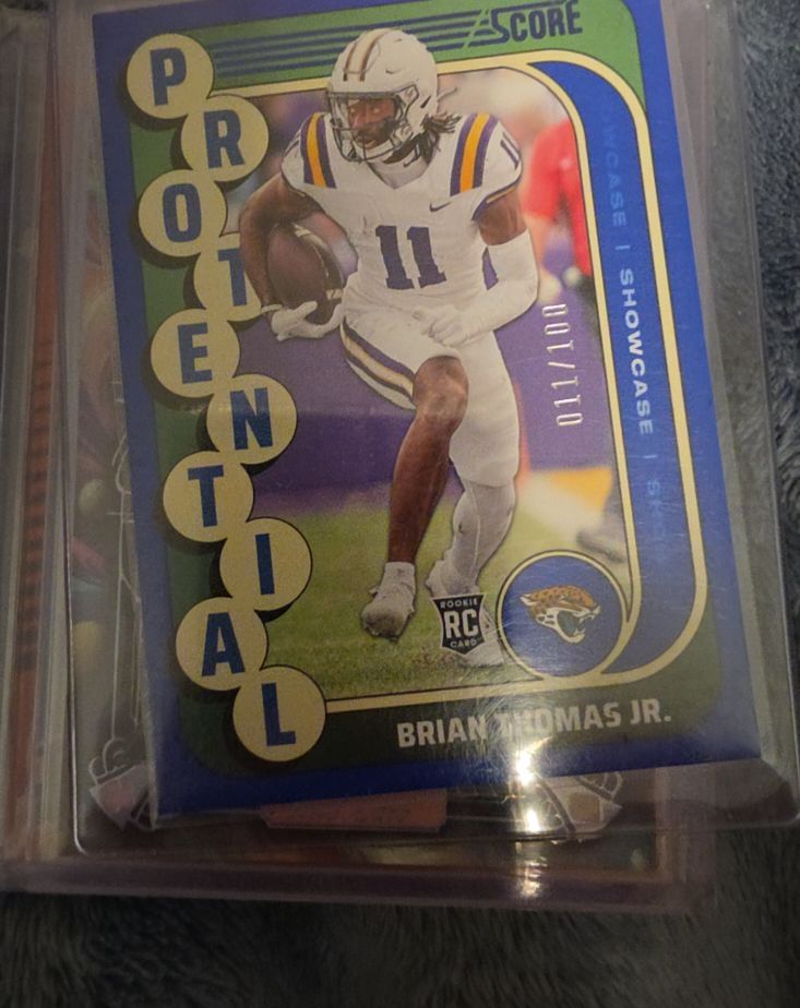 2024 Panini Score Protential #21 Brian Thomas Jr. — front