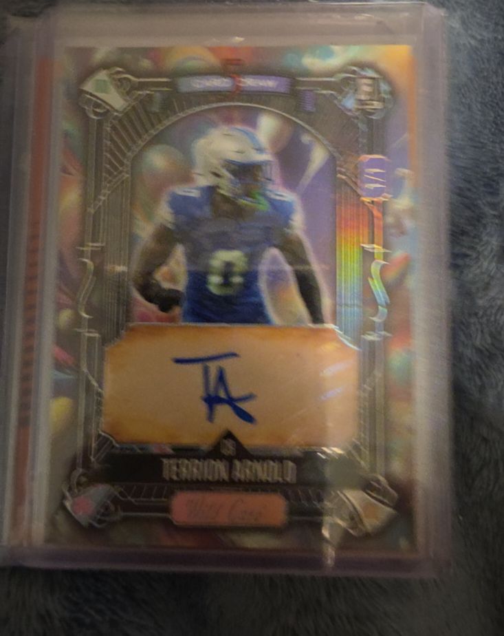 2024 Wild Card 5 Card Draw #S5CDC-TA Terrion Arnold — front