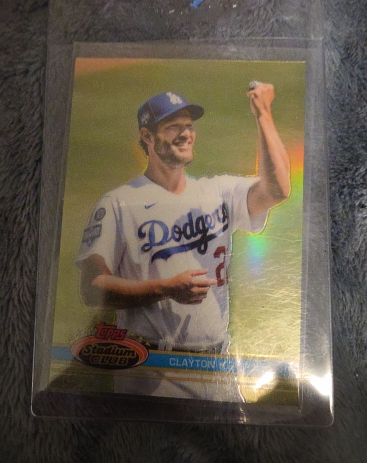 2021 Topps Stadium Club Chrome #71 Clayton Kershaw — front