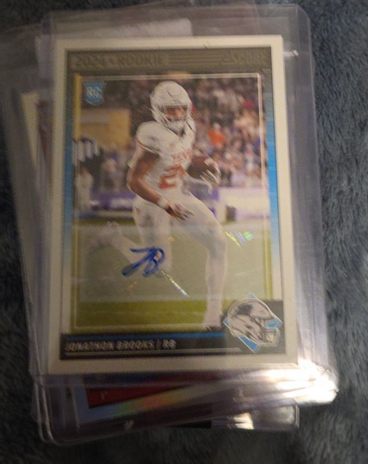 2024 Panini Score Rookies #365 Jonathon Brooks Autograph — front