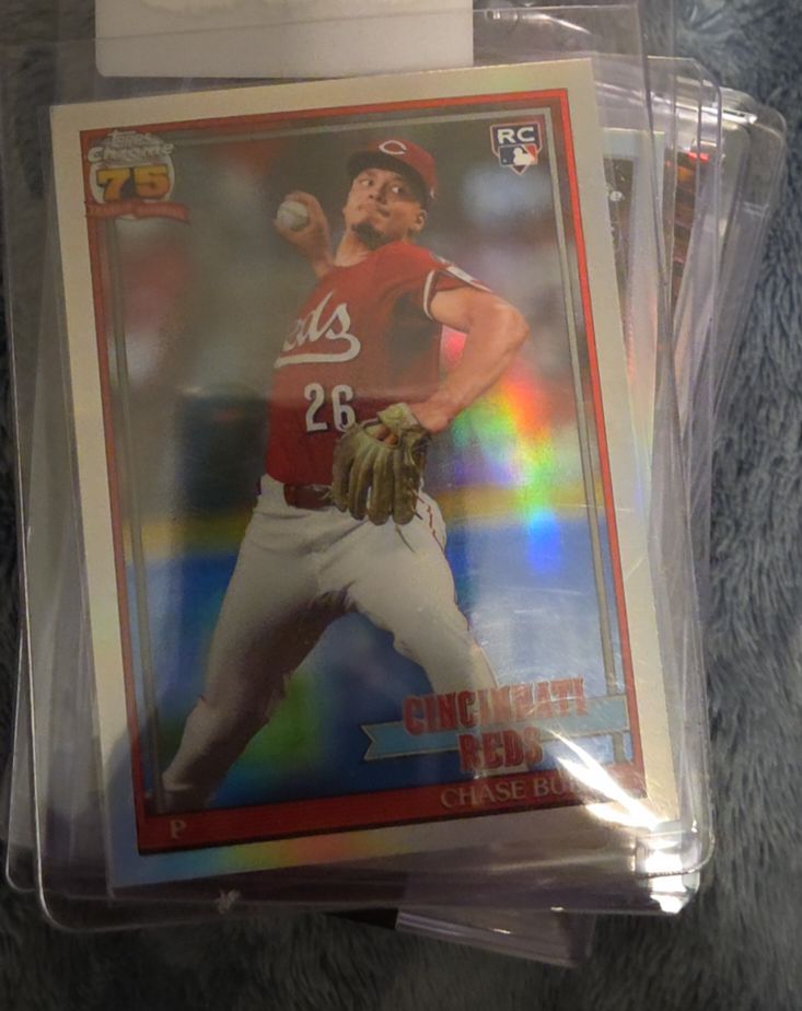 2026 Topps Chrome #91CB-25 Chase Burns — front