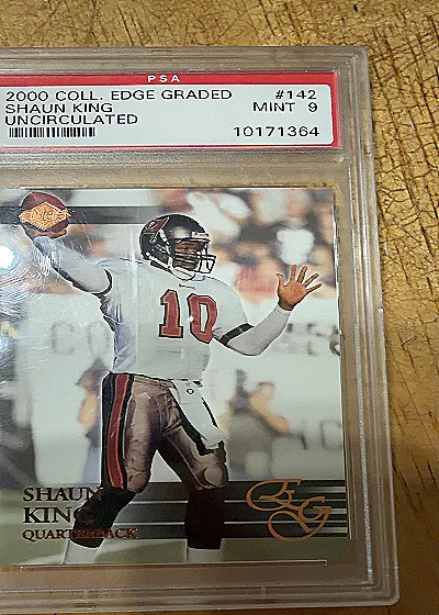 2000 Collector's Edge Graded #142 Shaun King — front