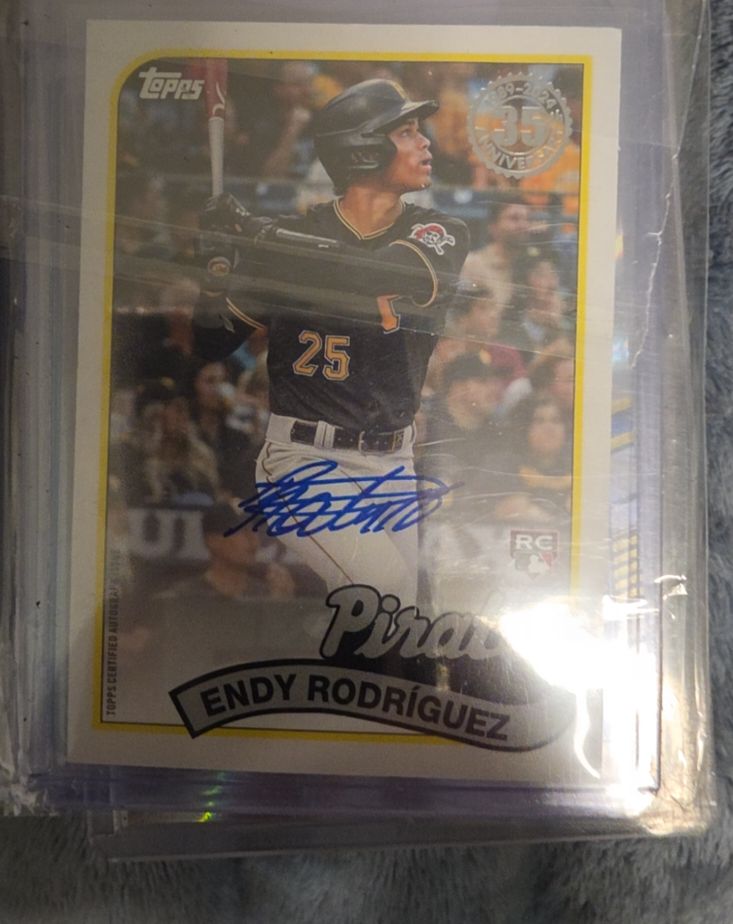 2024 Topps 1989 Topps Baseball Autographs #89BA-ER Endy Rodriguez — front