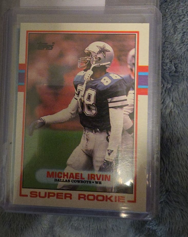 1989 Topps #383 Michael Irvin — front