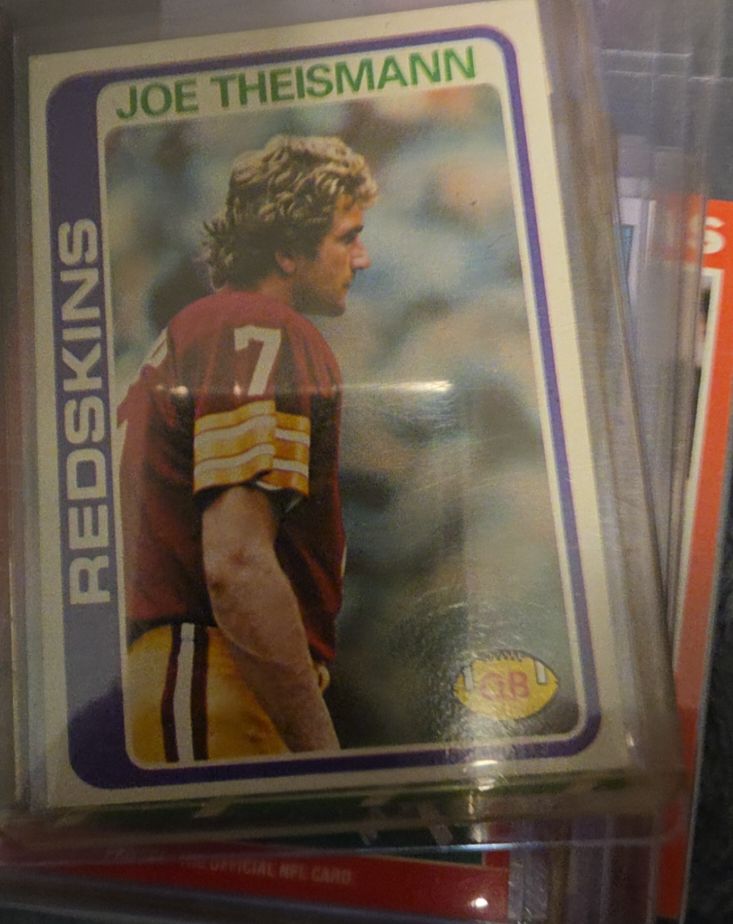 1978 Topps #416 Joe Theismann — front