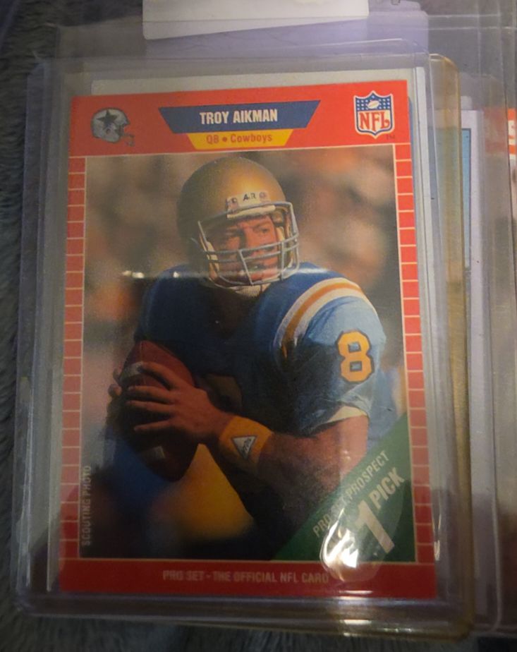 1989 Pro Set #490 Troy Aikman — front