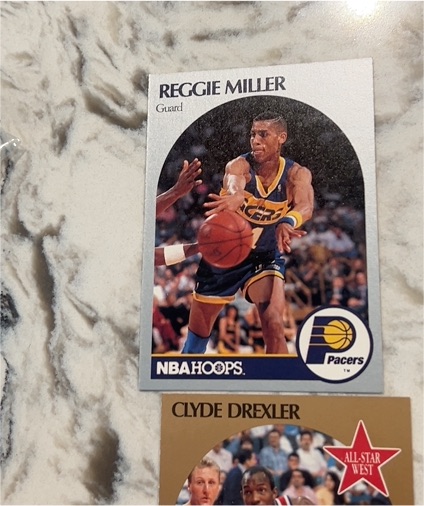 1990 NBA Hoops #135 Reggie Miller — front