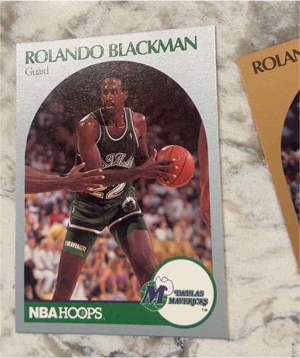 1990 NBA Hoops #82 Rolando Blackman — front