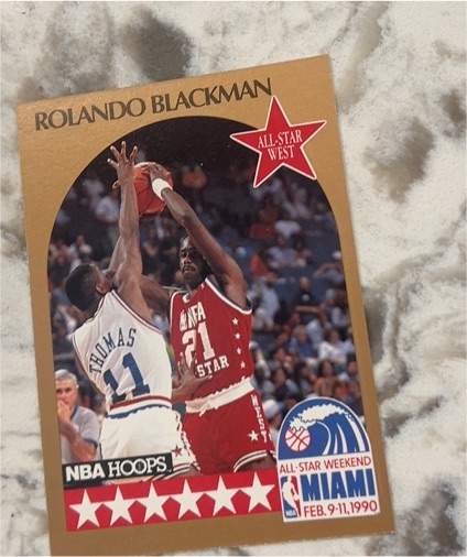 1990 NBA Hoops #14 Rolando Blackman — front