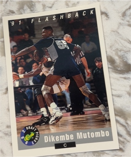 1992 Classic Draft Picks #98 Dikembe Mutombo — front