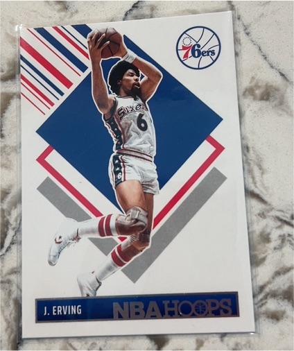 2024 Panini NBA Hoops Hoops Tribute #300 Julius Erving — front