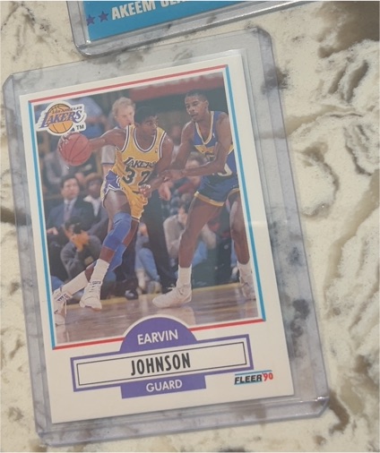 1990 Fleer #93 Earvin Johnson — front