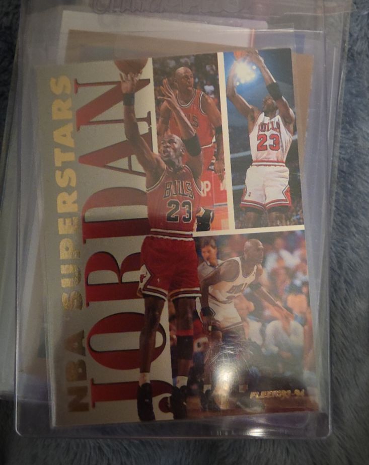 1993 Fleer NBA Superstars #7 Michael Jordan — front