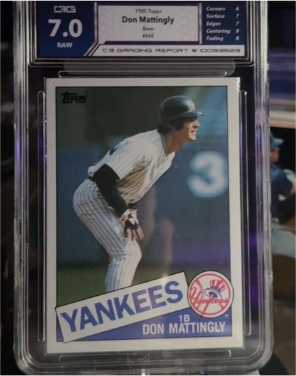 1985 Topps #665 Don Mattingly — front