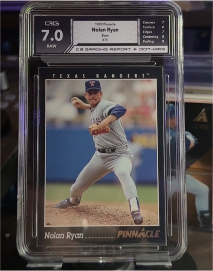 1993 Pinnacle #75 Nolan Ryan — front