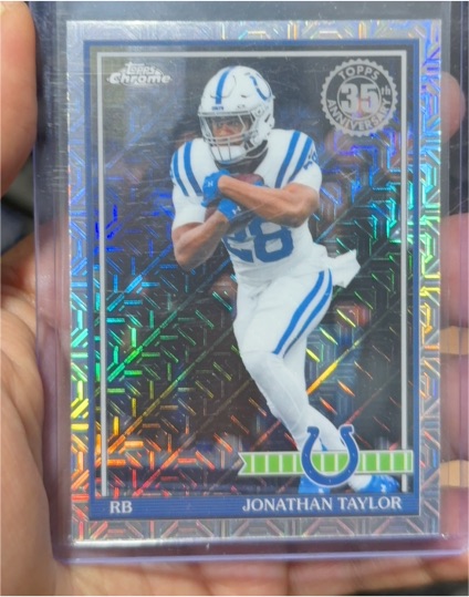 2026 Topps Chrome 1991 35th Anniversary #91TC-49 Jonathan Taylor — front