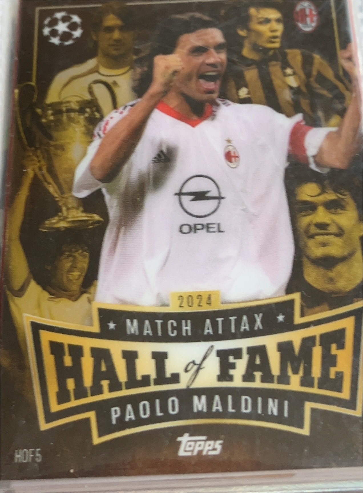 2024 Topps Match Attax #HOF5 Paolo Maldini — front