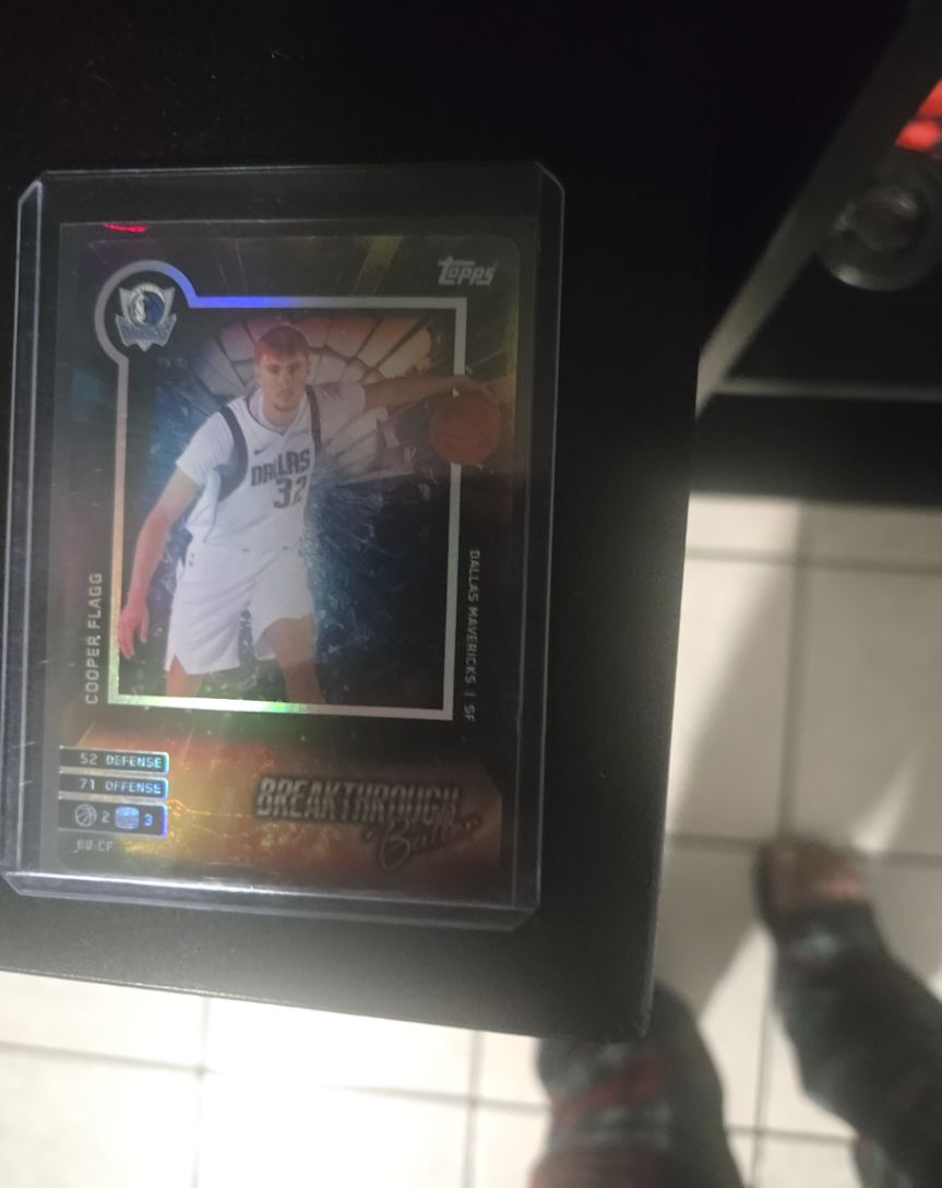 2025 Topps Match Attax #BB-CF Cooper Flagg — front