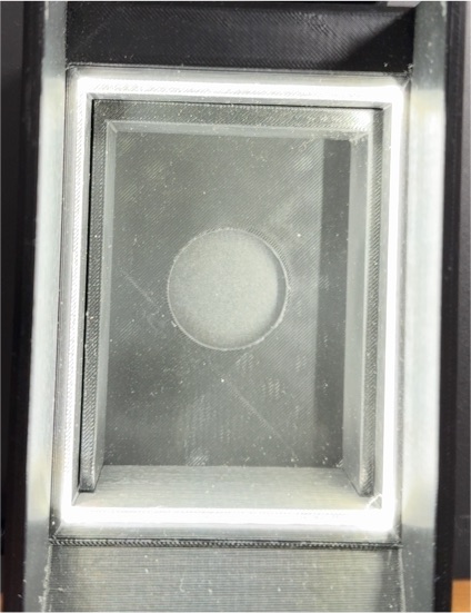 Unidentified sports card display case — front