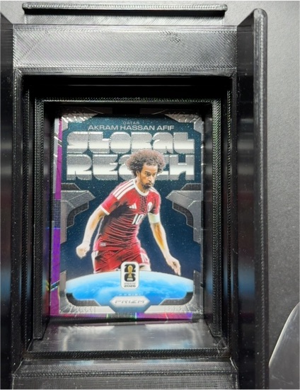 2026 Panini Prizm FIFA World Cup Global Reach #17 Akram Hassan Afif — front