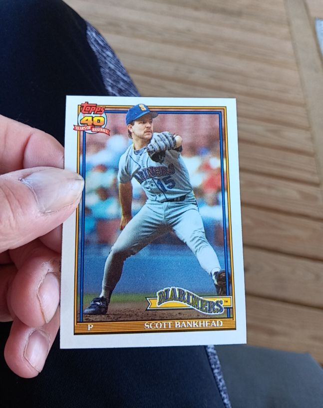 1991 Topps #436 Scott Bankhead — front