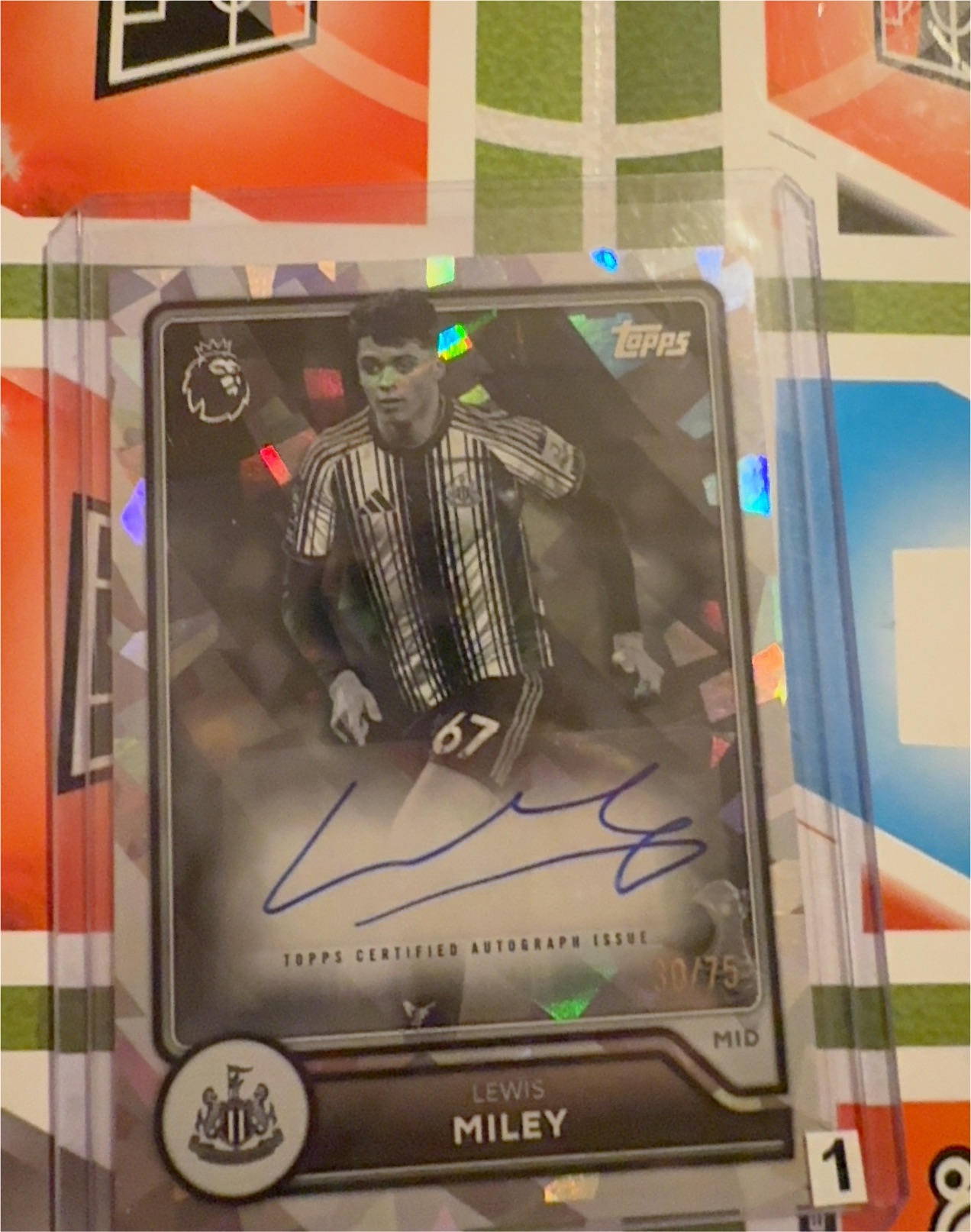 2023 Topps Premier League Lewis Miley — front