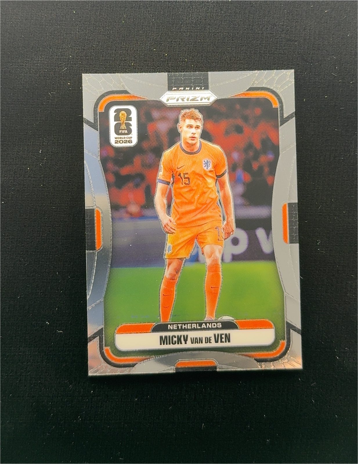 2025 Panini Prizm FIFA World Cup 2026 Micky van de Ven — front