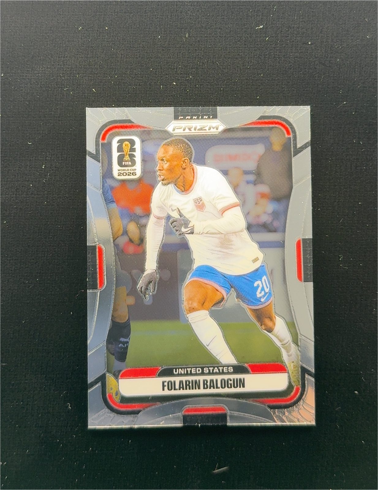 2025 Panini Prizm FIFA World Cup 2026 Folarin Balogun — front