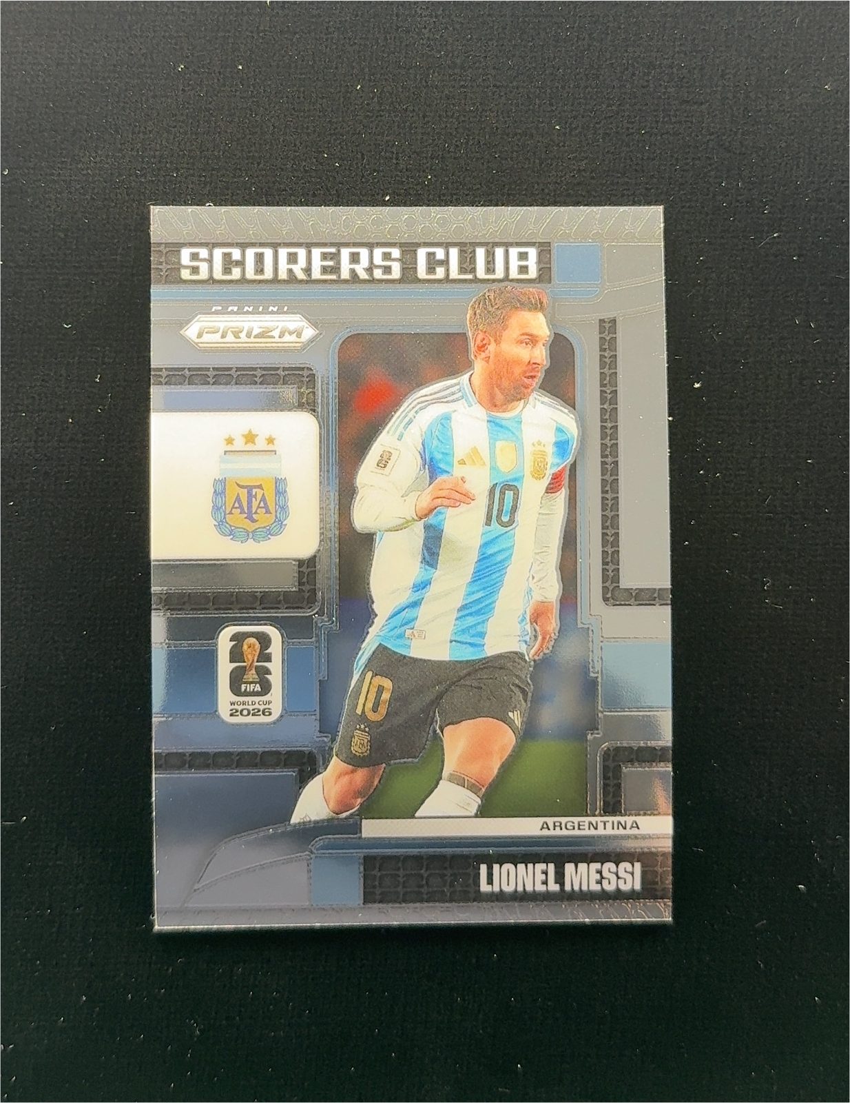 2026 Panini Prizm FIFA World Cup Scorers Club Lionel Messi — front
