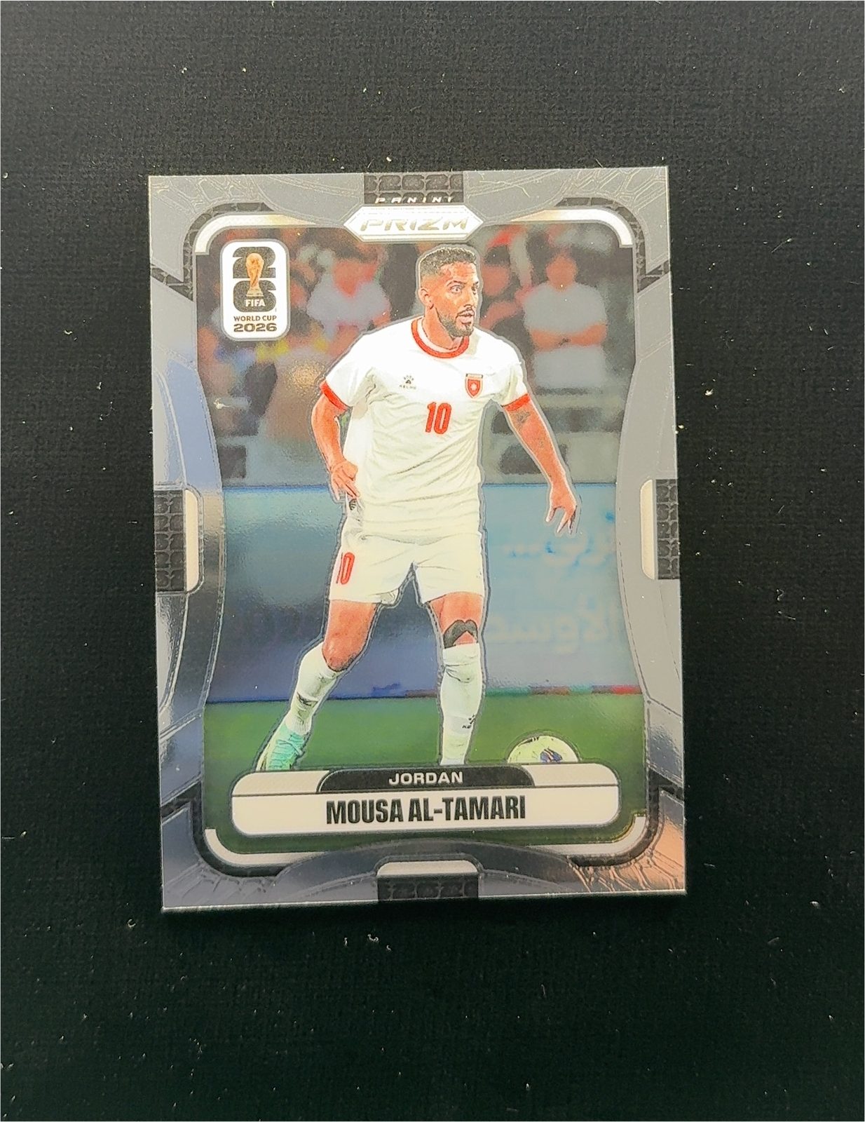2025 Panini Prizm FIFA World Cup 2026 Mousa Al-Tamari — front