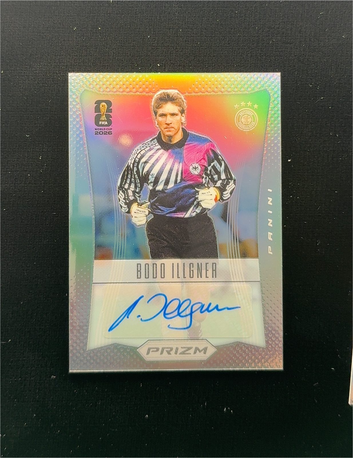 2026 Panini Prizm FIFA World Cup Bodo Illgner Autograph — front