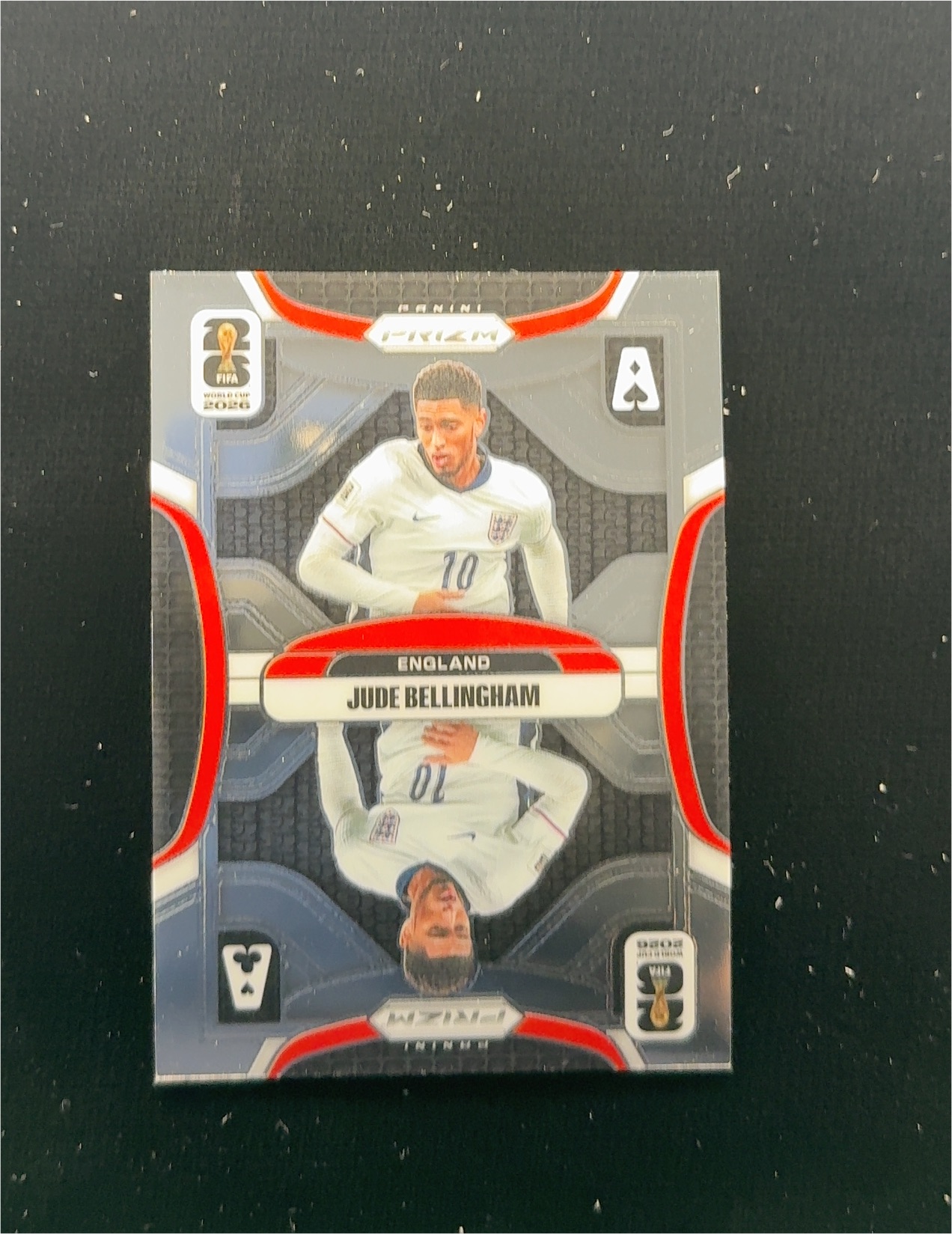 2022 Panini Prizm FIFA World Cup Prizmatic Entrances Jude Bellingham — front