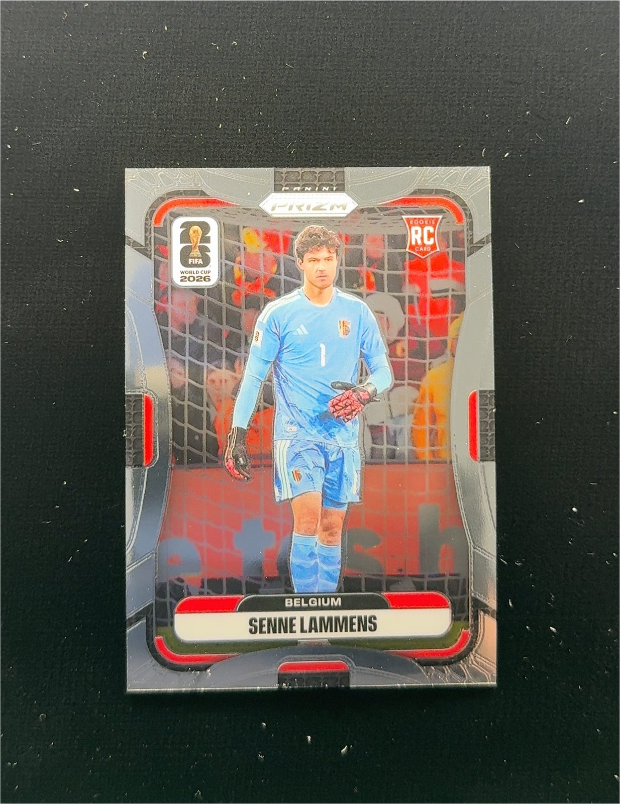 2025 Panini Prizm FIFA World Cup 2026 Senne Lammens — front