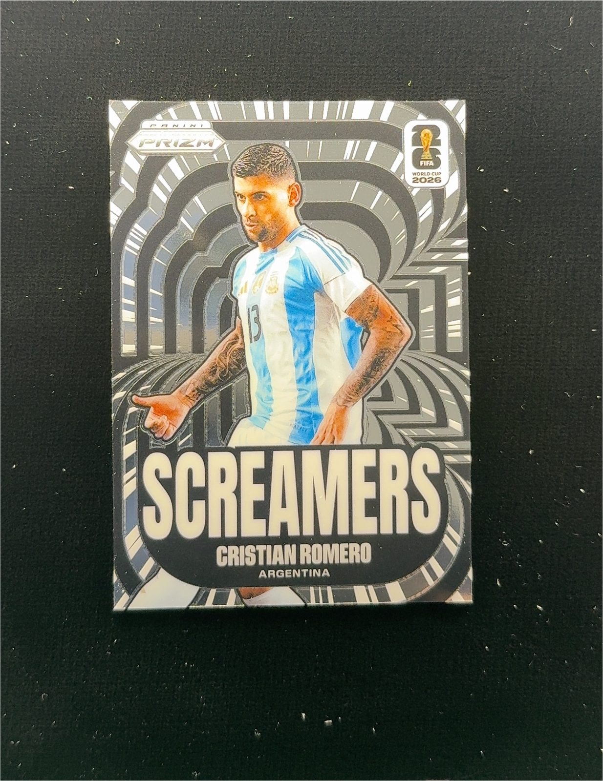 2025 Panini Prizm FIFA World Cup 2026 Screamers Christian Romero — front