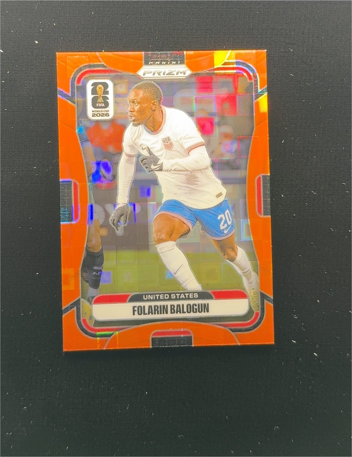 2025 Panini Prizm FIFA World Cup Folarin Balogun — front