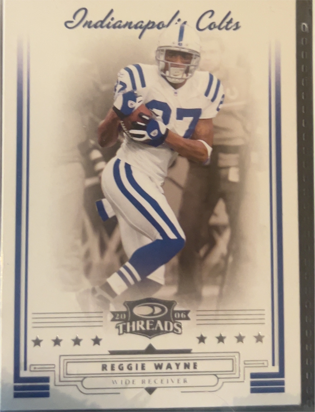 2006 Donruss Threads Reggie Wayne — front