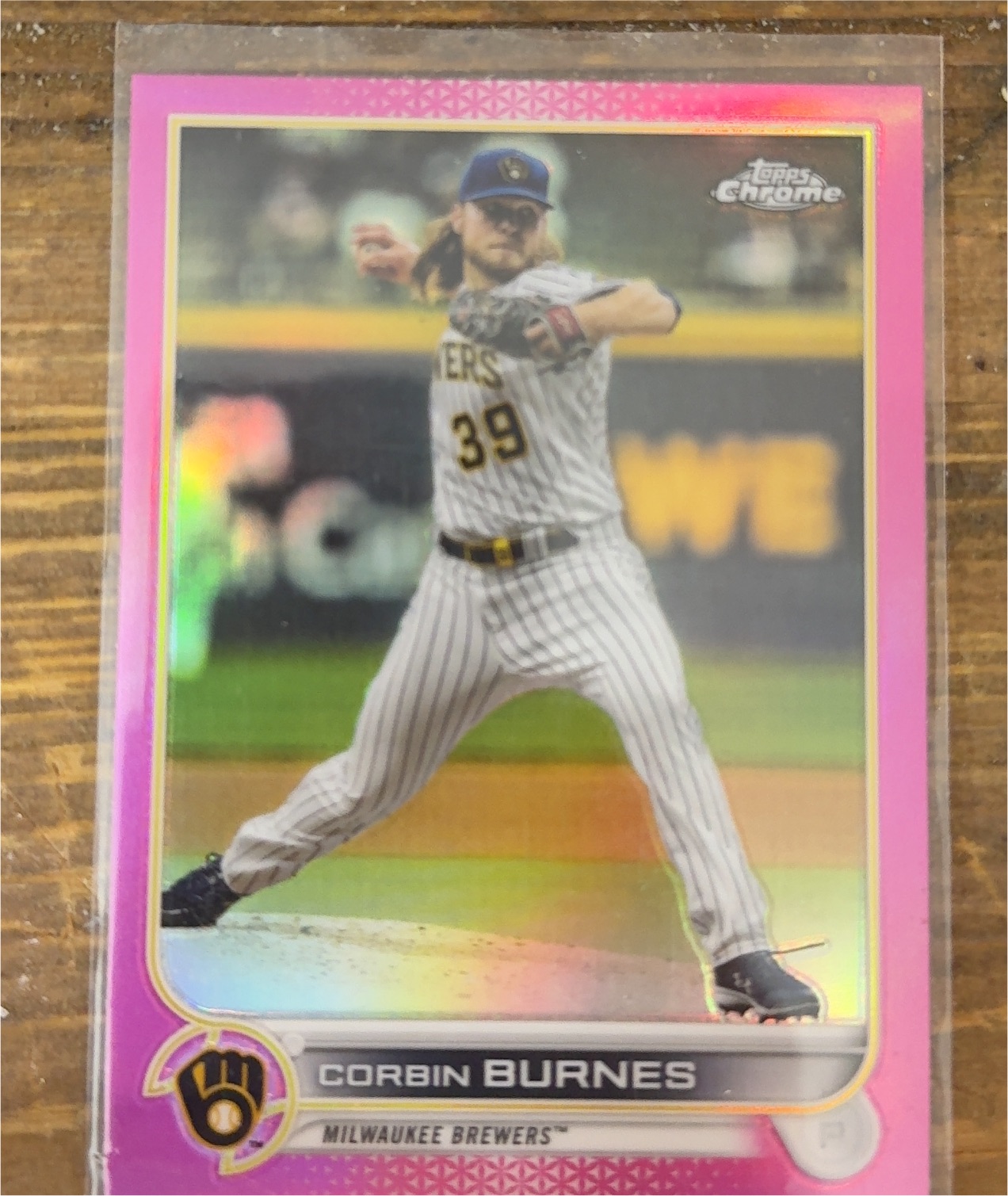 2021 Topps Chrome #150 Corbin Burnes — front