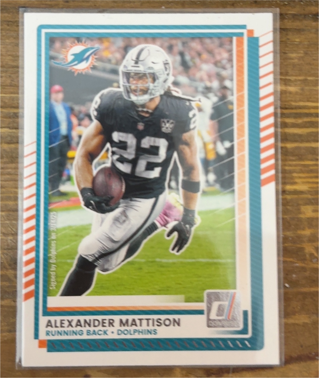 2025 Topps Football Alexander Mattison — front