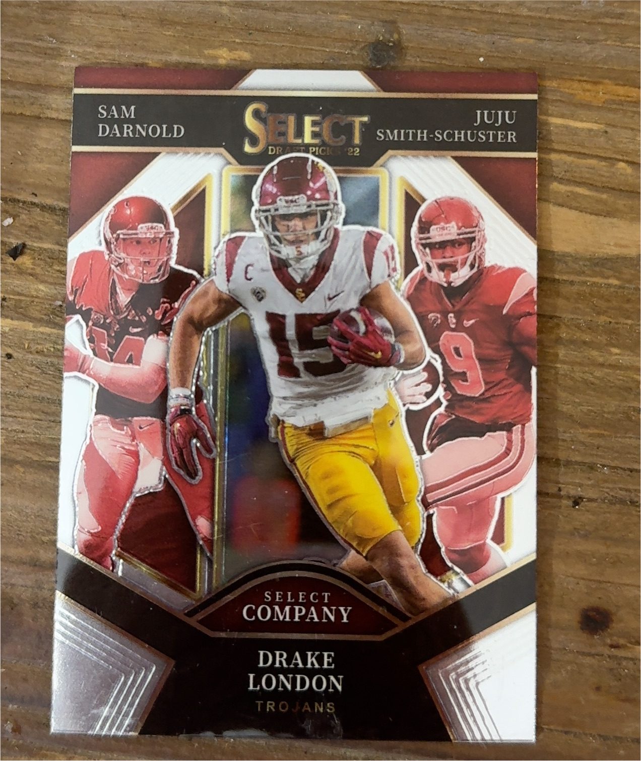 2022 Panini Select Draft Picks Select Company #SC-4 Drake London — front