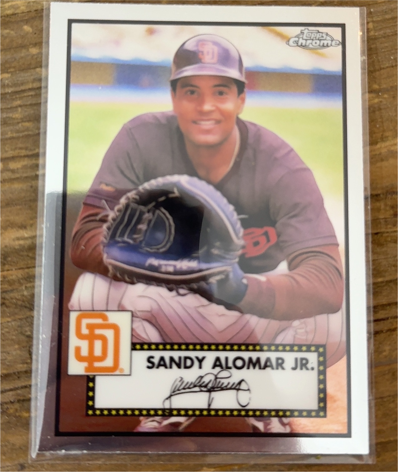 1990 Topps Chrome Sandy Alomar Jr. — front