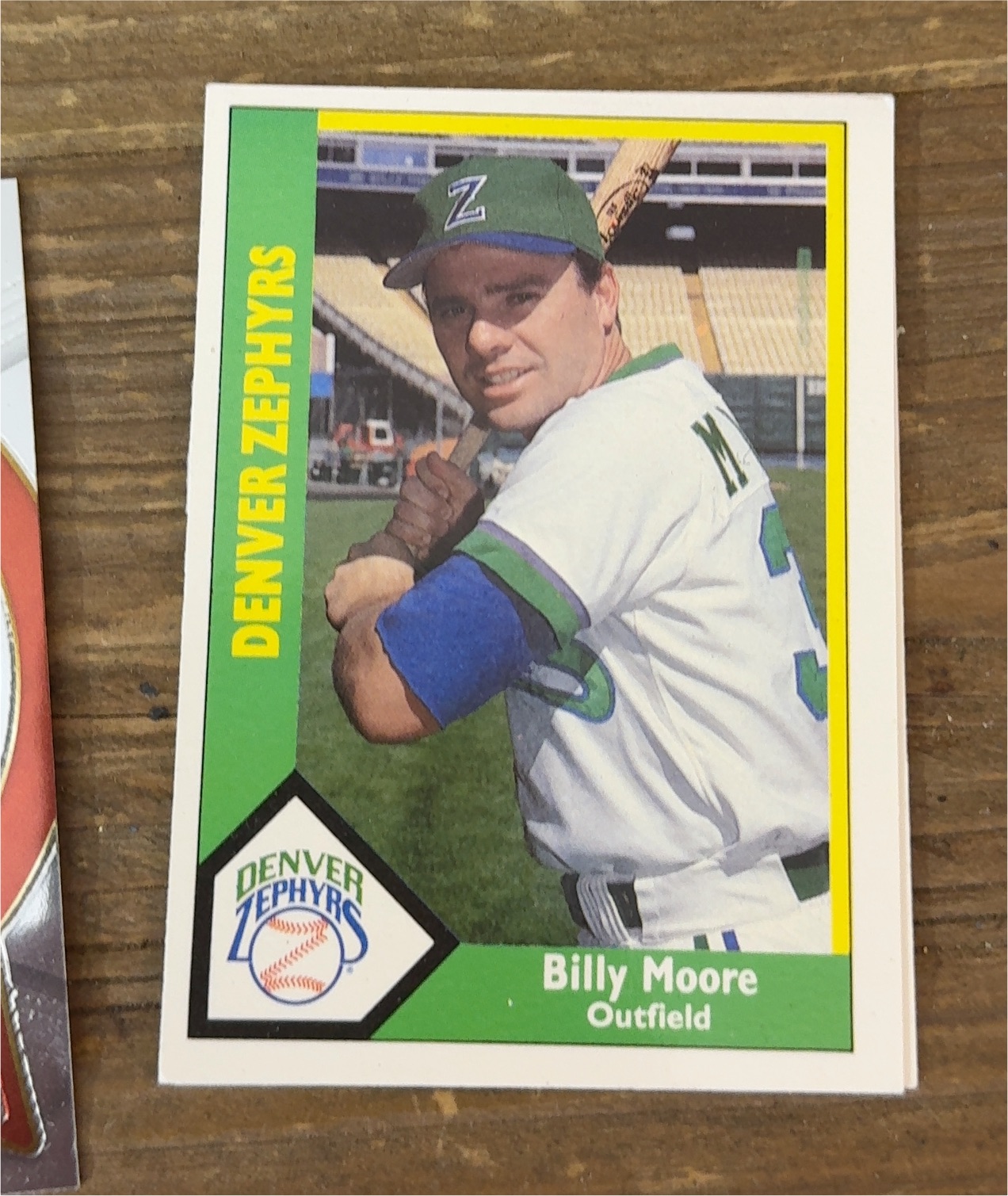 1988 Denver Zephyrs Billy Moore — front