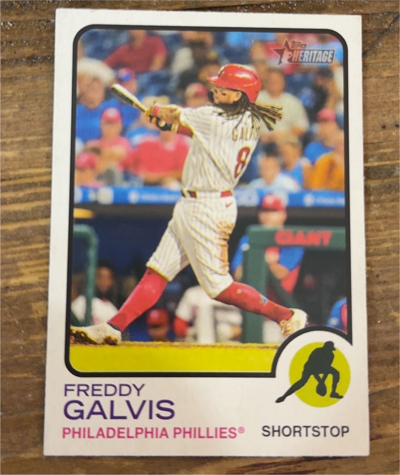 2017 Topps Heritage #117 Freddy Galvis — front