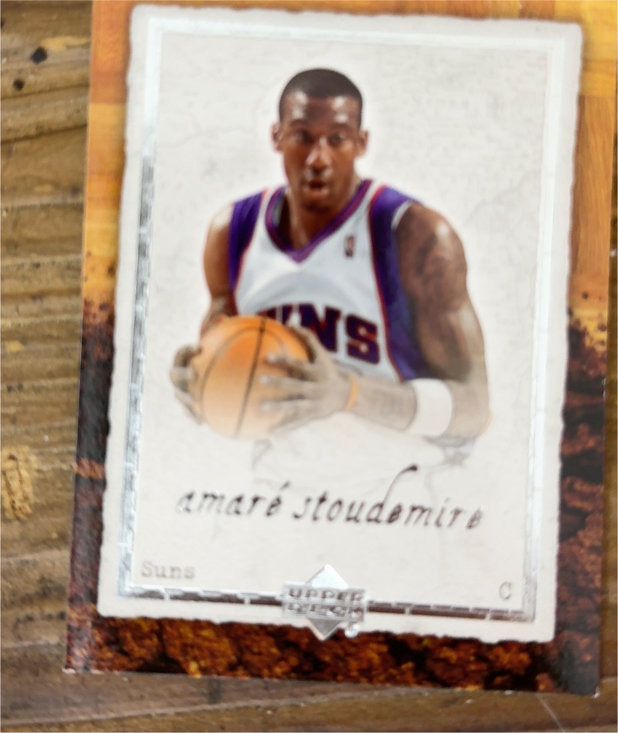 2002 Upper Deck #202 Amar'e Stoudemire — front