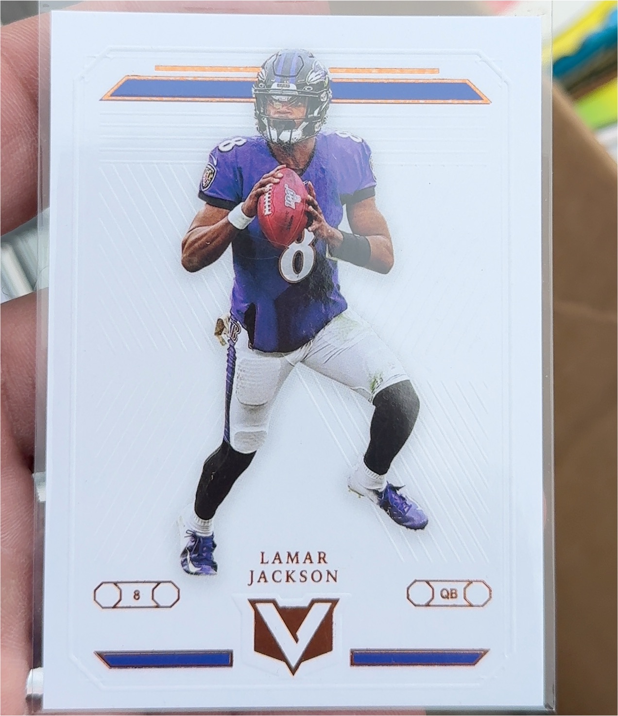 2023 Panini Victory #8 Lamar Jackson — front