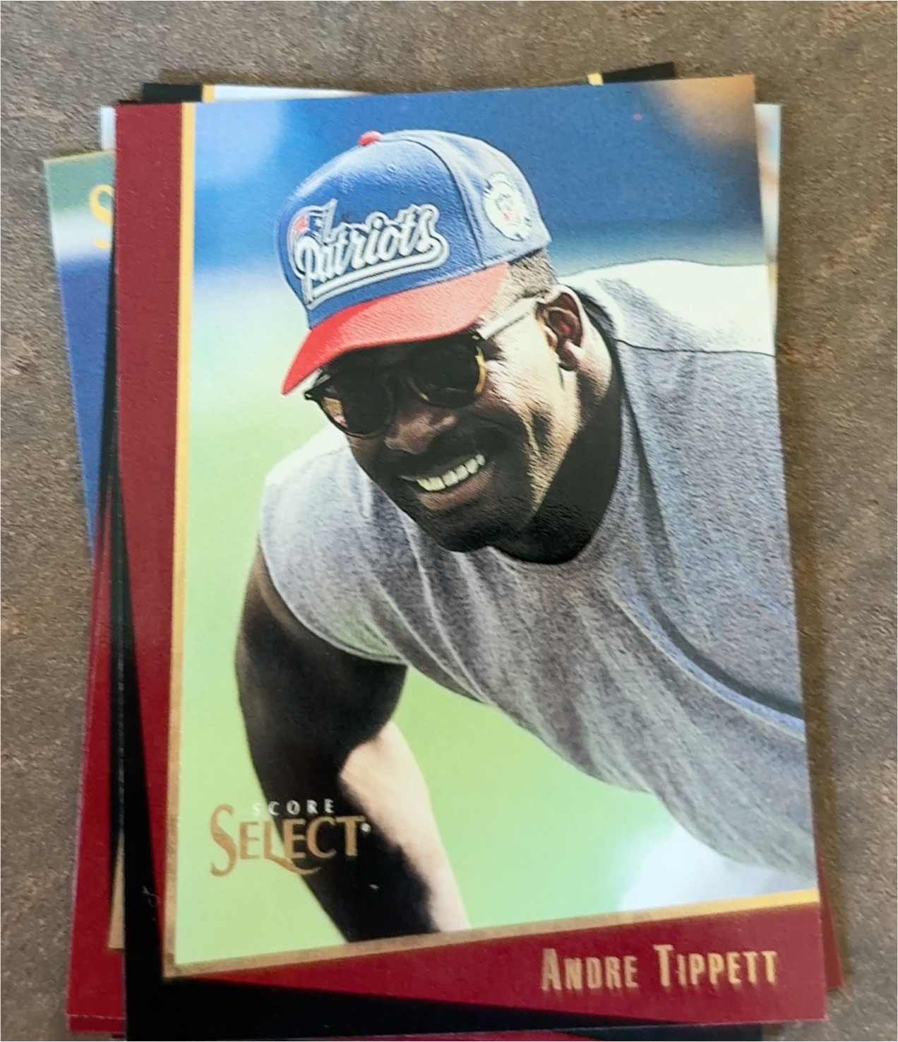 1991 Score Select Andre Tippett — front