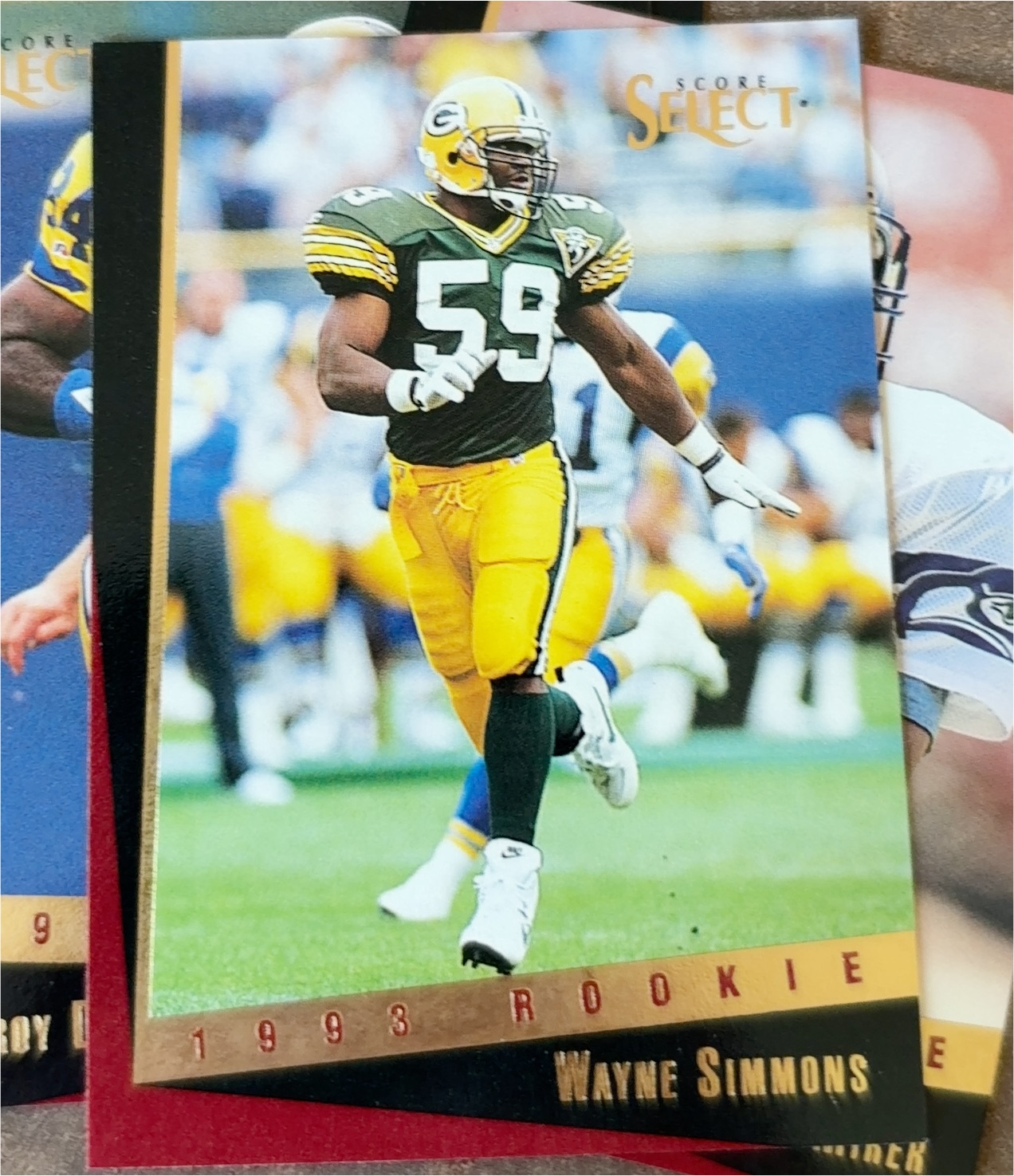 1993 Score Select Wayne Simmons — front
