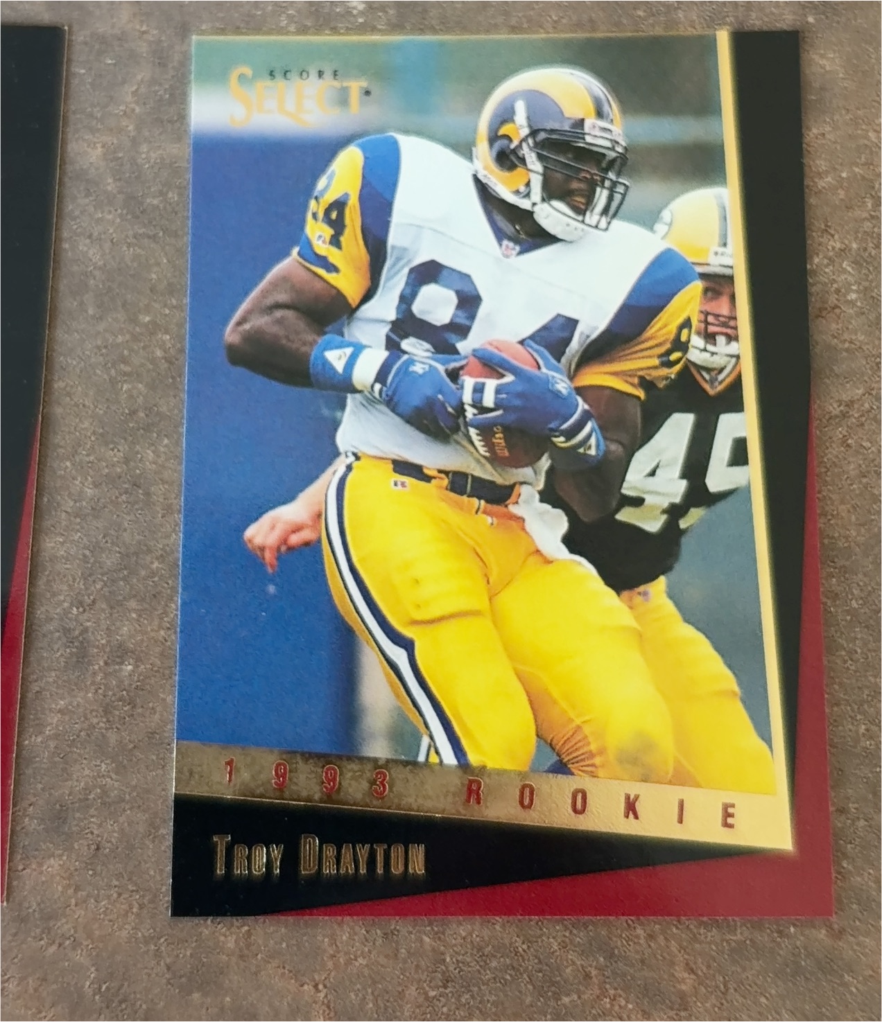 1993 Score Select Troy Drayton — front